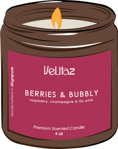 Berries & Bubbly - Premium Scented Candle