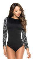 Maya Bay Long Sleeve One Piece Swimsuit
