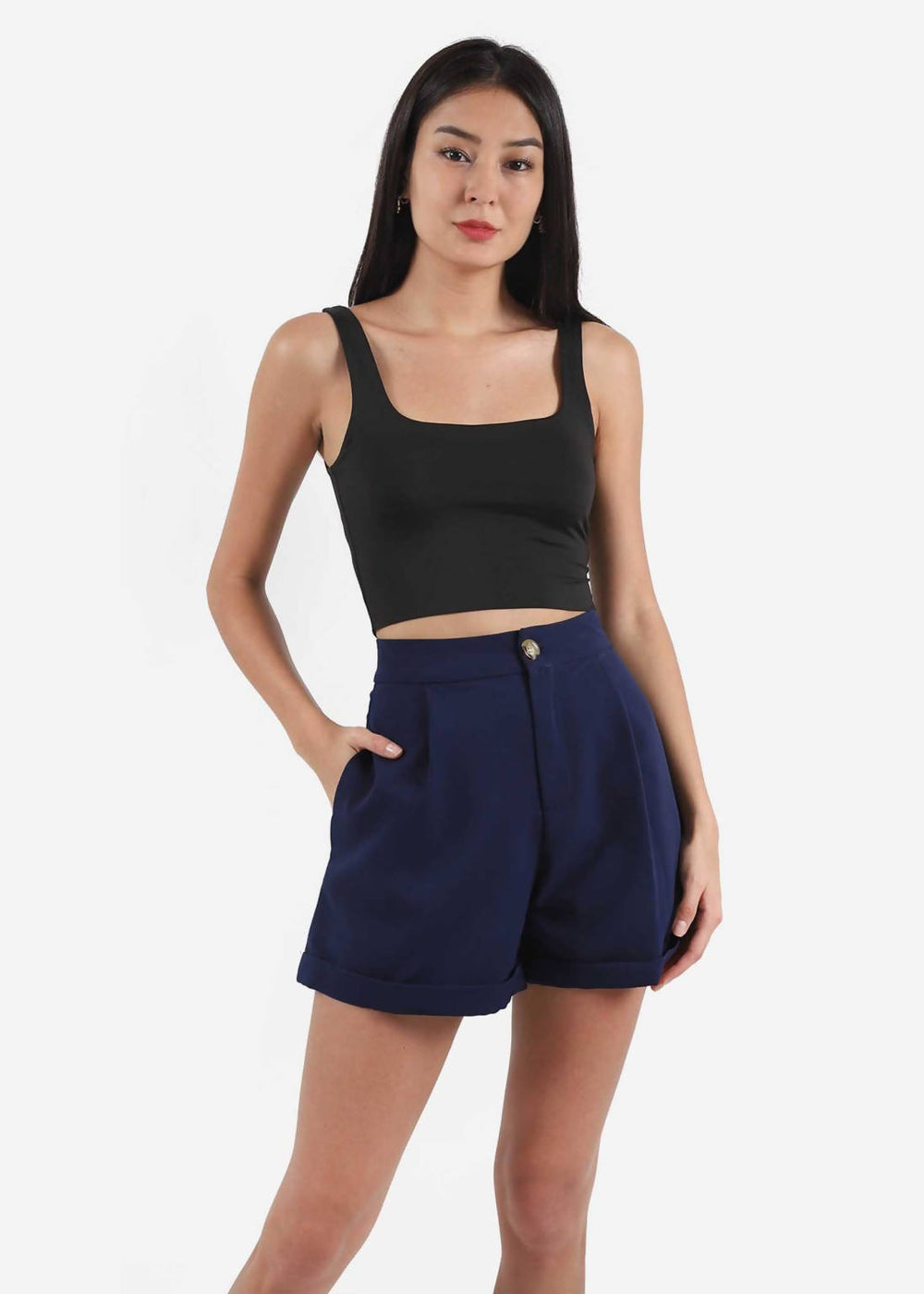 Easy Casual Shorts (Navy)