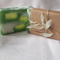 Handmade Bath Soap - Aloe Vera Lemon