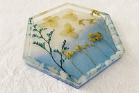 Floral Resin Coasters Collection I
