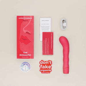 The Romantic Ruby Red- Sensuous and Powerful G-spot vibrator with Organic Shape