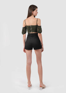 Solla Mesh Top In Olive Green #6stylexclusive