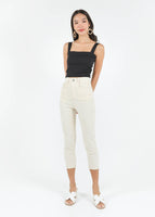 Slender Classic Contrast Skinny Jeans #6stylexclusive
