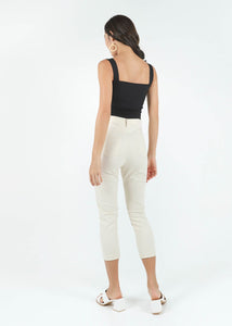 Slender Classic Contrast Skinny Jeans #6stylexclusive