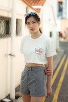 [CNY] SMILEY POKER CROPPED TOP
