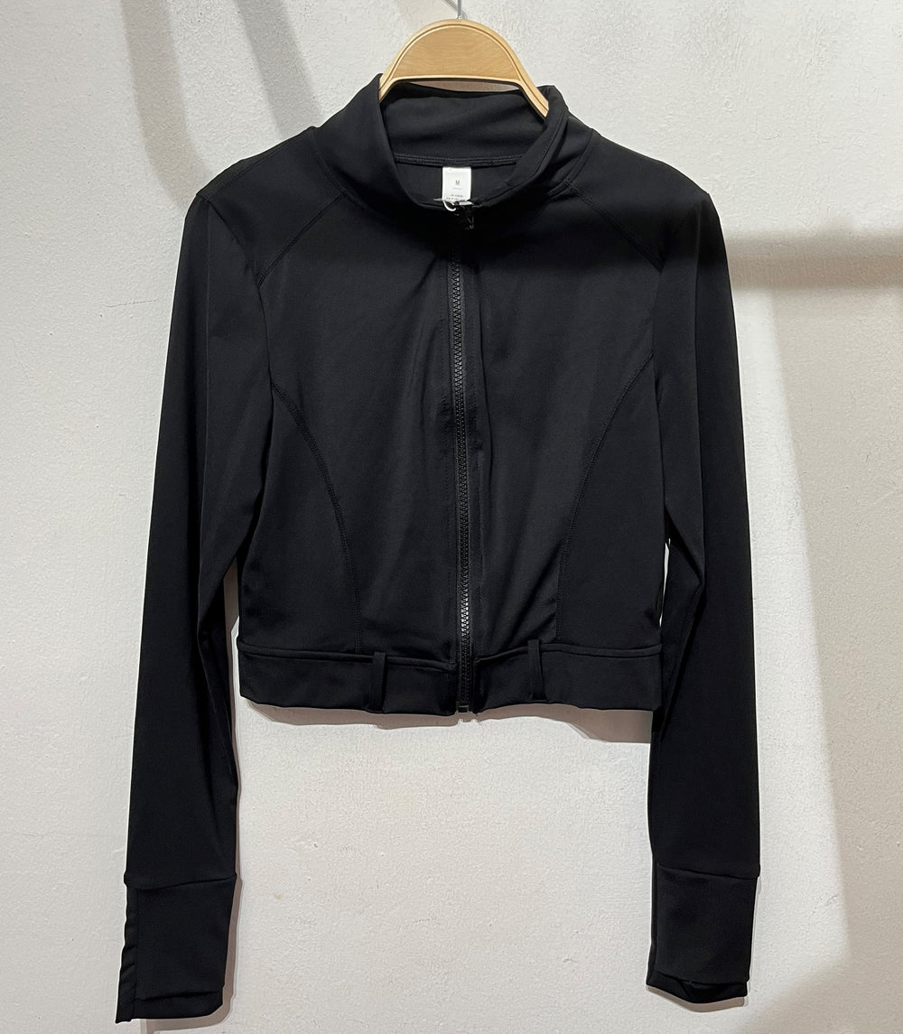 Stella Crop Jacket - Black