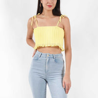 Tropical Pleated Top #6stylexclusive