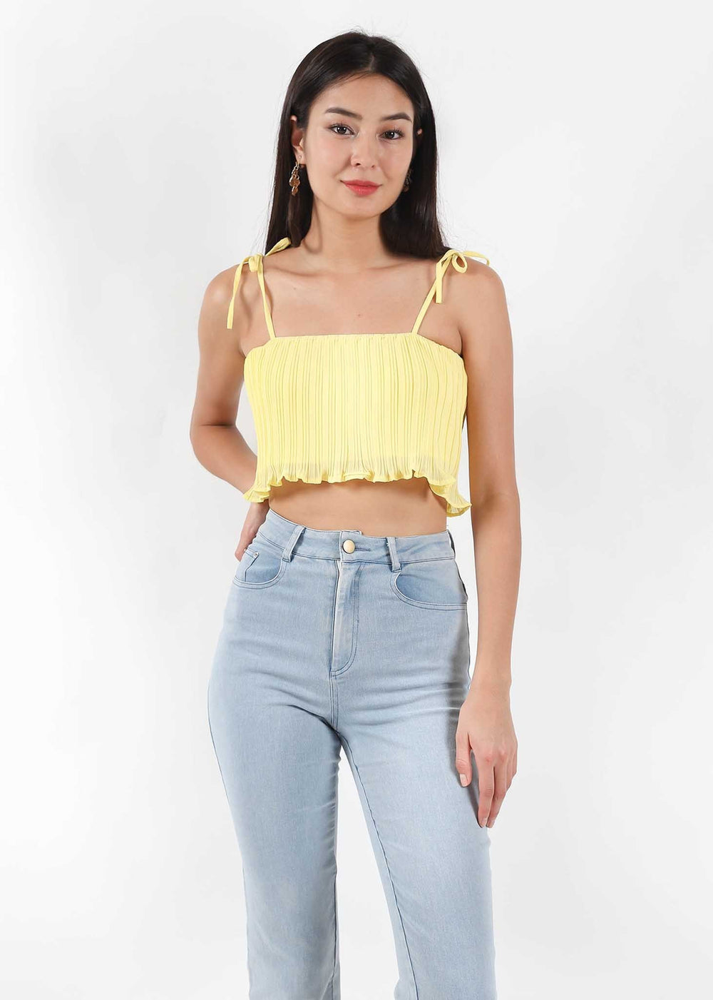 Tropical Pleated Top #6stylexclusive