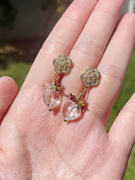 Floral Heart Earrings
