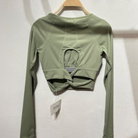 Valent Long Sleeve Top - Artic Green