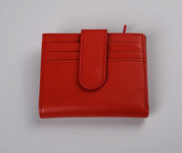 Scarlet red Pacto leather wallet
