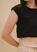 Archer Boxy Top In Black #6stylexclusive
