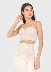 Arielle Lace Padded Bralet In Pink #6stylexclusive