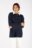 BRIANNE POLO LONG SLEEVE TOP (W/ SMILEY)
