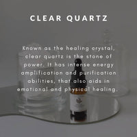 Natural Clear Quartz Crystal Scents Diffuser Gift Set
