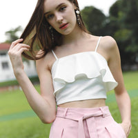 Everyday Basic Crop Top in White #6stylexclusive