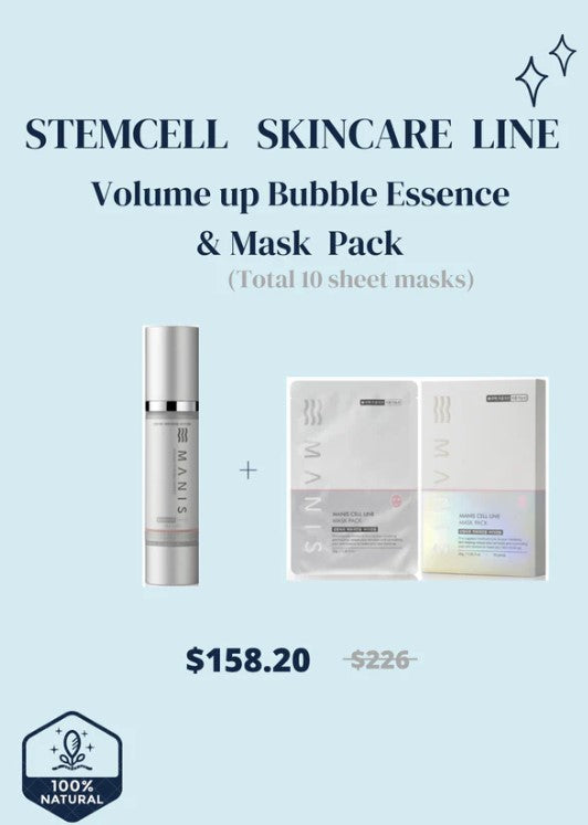 [Stemcell Line ] Bubble Essence & Maskpack