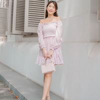 Fairy 2-Way Chiffon Tiered Dress In Lilac Pink #6stylexclusive