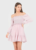 Fairy 2-Way Chiffon Tiered Dress In Lilac Pink #6stylexclusive
