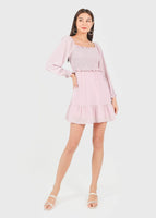 Fairy 2-Way Chiffon Tiered Dress In Lilac Pink #6stylexclusive

