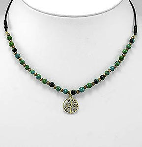 Tree of Life Turquoise Necklace