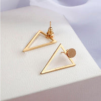 hollow out triangle earrings - Whispers & Anarchy
