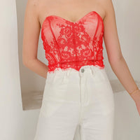 Empress Top in Red