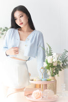 Cozy Knit Cardigan in Baby Blue V2 (DEFECT#4)
