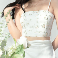 Blossom Embroidered Top in White #MadeByKEI