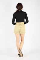 JOZIE UTILITY SHORTS (BROWN)
