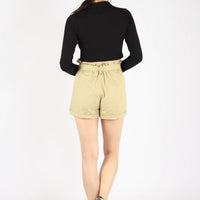 JOZIE UTILITY SHORTS (BROWN)