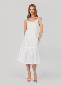 Keepin It Classy Midi Dress In White #6stylexclusive