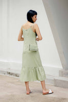 KELLY MIDI DRESS (APPLE GREEN)
