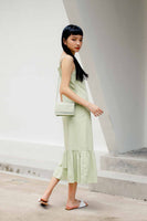 KELLY MIDI DRESS (APPLE GREEN)
