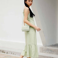 KELLY MIDI DRESS (APPLE GREEN)