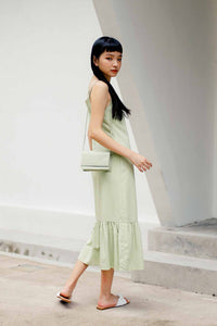 KELLY MIDI DRESS (APPLE GREEN)