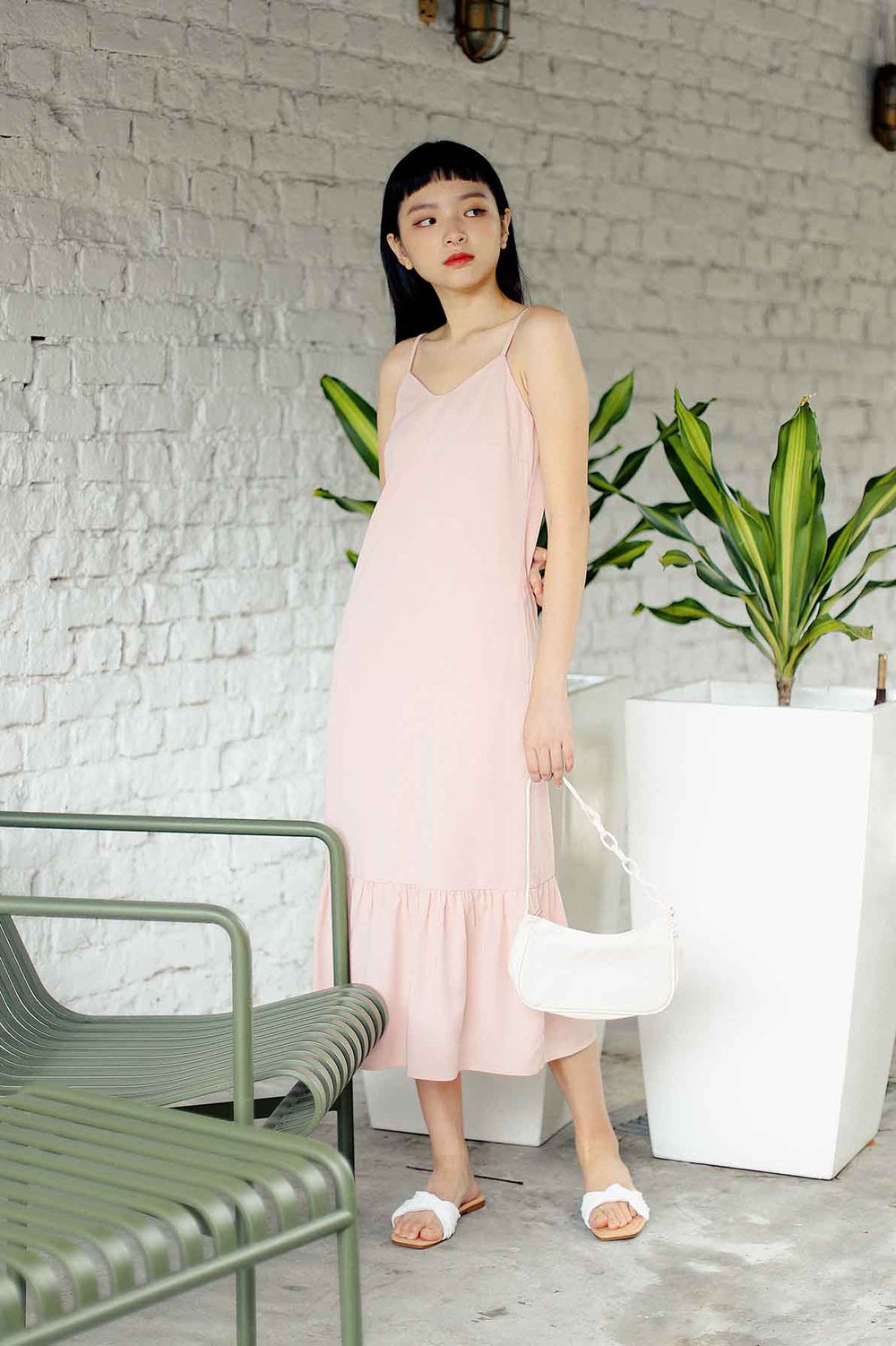 KELLY MIDI DRESS (PINK)