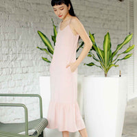 KELLY MIDI DRESS (PINK)