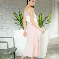 KELLY MIDI DRESS (PINK)