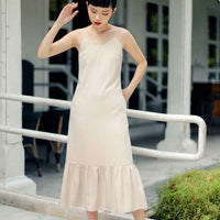 KELLY MIDI DRESS (SAND)