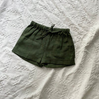 Koa linen shorts - olive