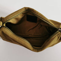 Rete bag with olive green pouch