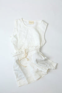 Mummy linen set — white