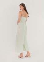 Next Level Jumpsuit In Soft Green
