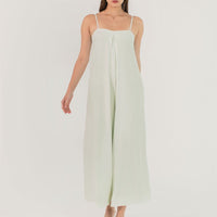 Next Level Jumpsuit In Soft Green