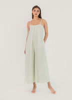 Next Level Jumpsuit In Soft Green

