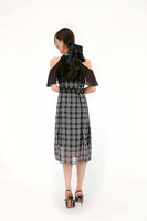 Blair Checkered Midi Dress
