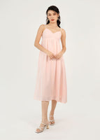 Oath Of Love Corset Midi Dress In Soft Pink #6stylexclusive
