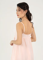 Oath Of Love Corset Midi Dress In Soft Pink #6stylexclusive
